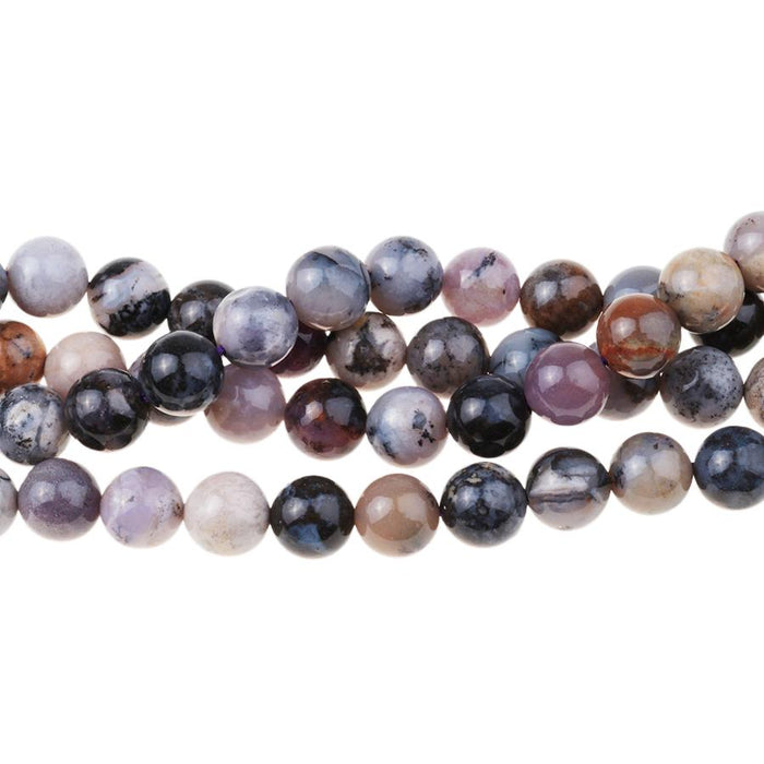 Sage Agate 8mm Round 15-16 Inch