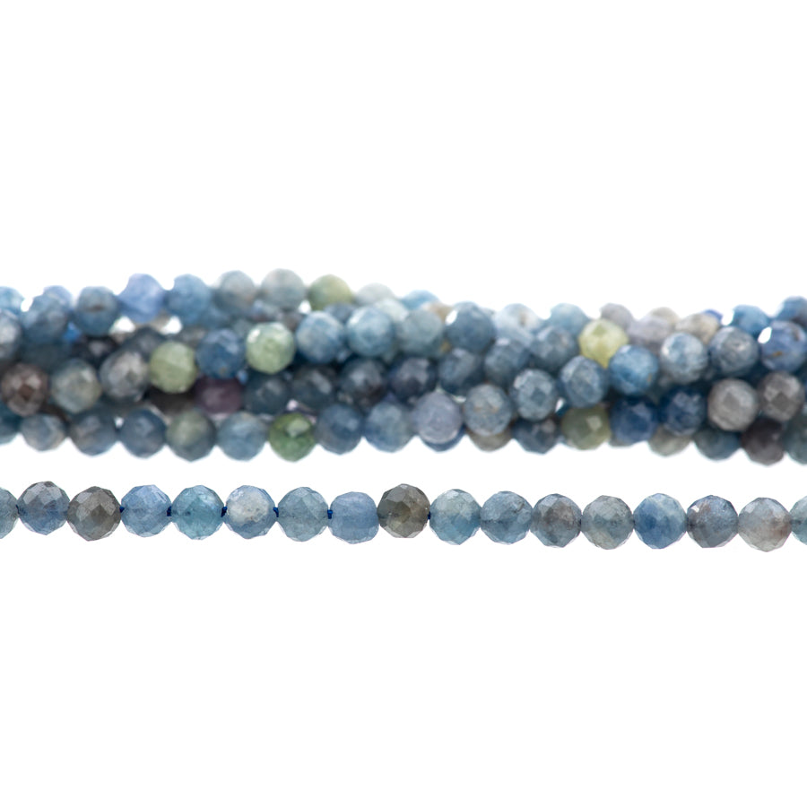Sapphire 3mm Round Faceted - 15-16 Inch