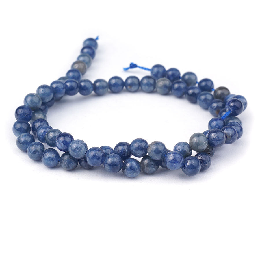Sapphire Natural 6mm Round AA Grade - 15-16 Inch