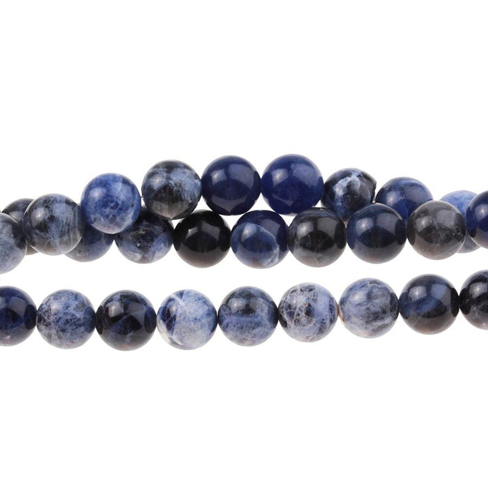 Sodalite 10mm Round 8-Inch