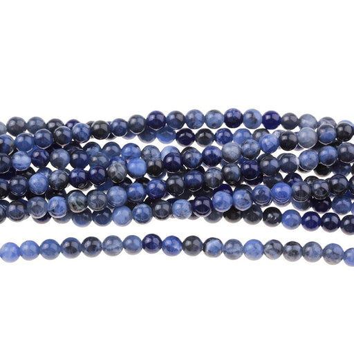 Sodalite 4mm Round 8-Inch