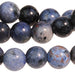 Sunset Dumortierite 10mm Large Hole Round 8-Inch