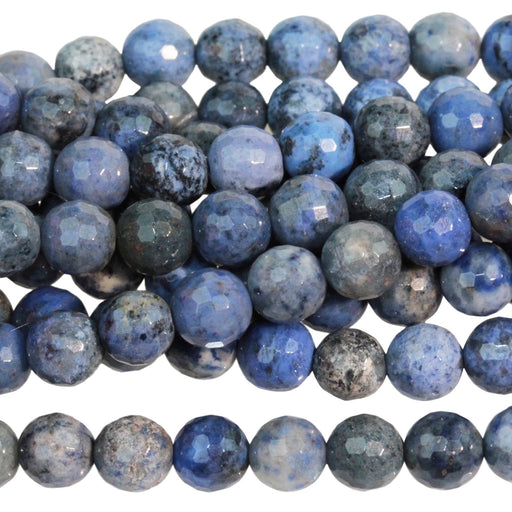 Sunset Dumortierite 6mm Faceted Round 15-16 Inch