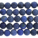 MATTE Sunset Dumortierite 6mm Round 15-16 Inch