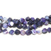 MATTE Purple Sardonyx (dyed) 6mm Star Cut Round 15-16 Inch