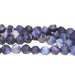 MATTE Purple Sardonyx (dyed) 8mm Star Cut Round 15-16 Inch