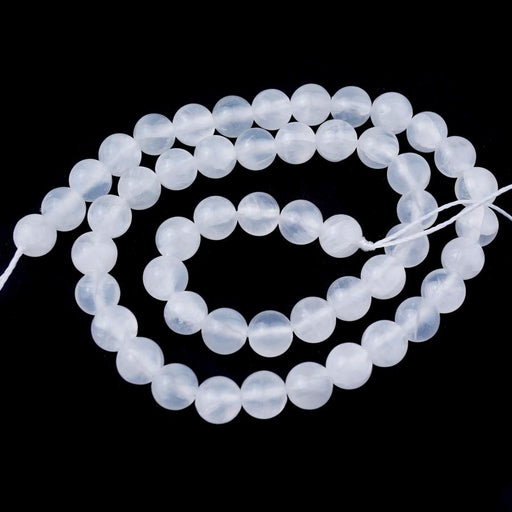 Selenite 6mm Round A Grade 15-16 Inch