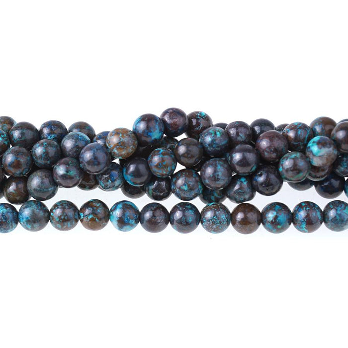 Shattuckite  6mm Round - 15-16 Inch