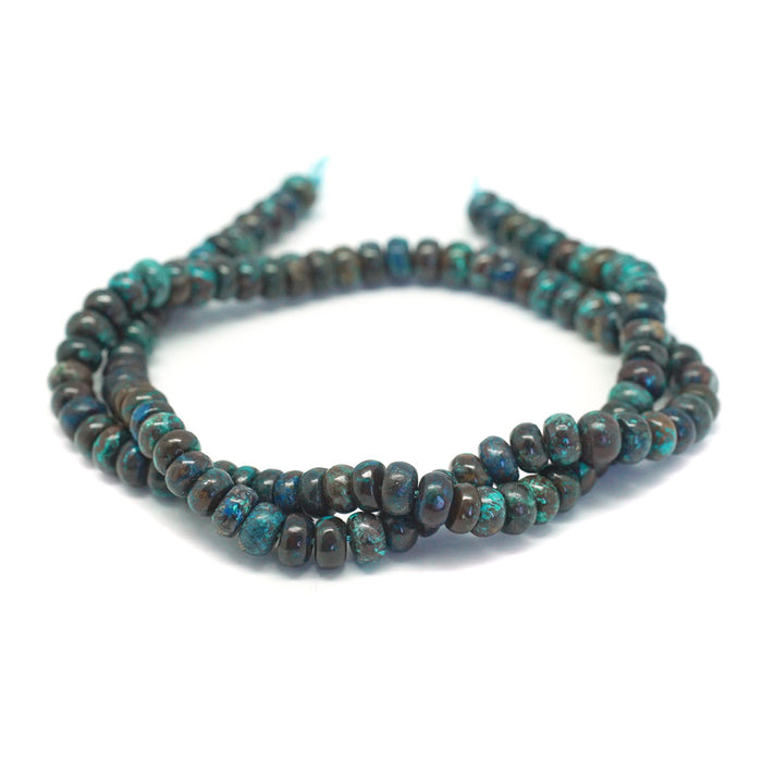 Shattuckite  4x6mm Rondelle - 15-16 Inch