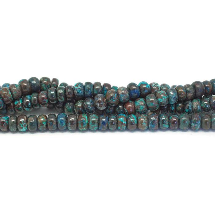 Shattuckite  4x6mm Rondelle - 15-16 Inch