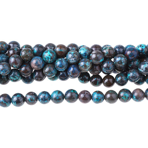 Shattuckite  8mm Round - 15-16 Inch