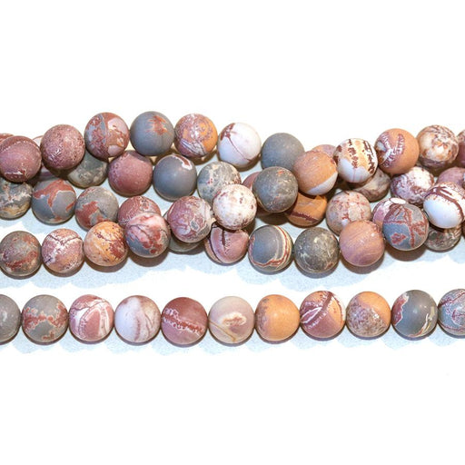 MATTE Sonora Jasper 10mm Round 15-16 Inch