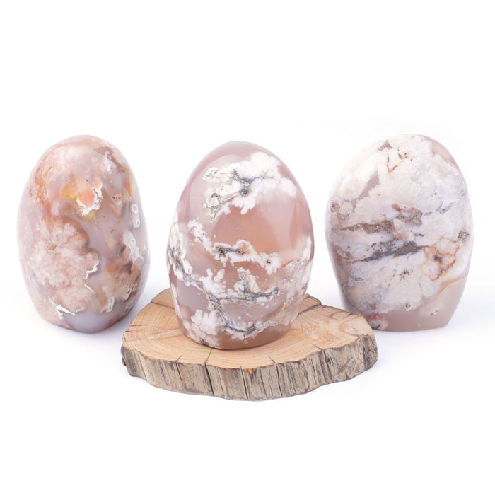 Madagascar Agate Freeform Small Specimen 3x4 Inches (270-400 grams) - DS ROCK SHOP