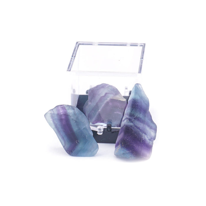 Rainbow Fluorite 20-40mm Specimen Terrarium - DS ROCK SHOP