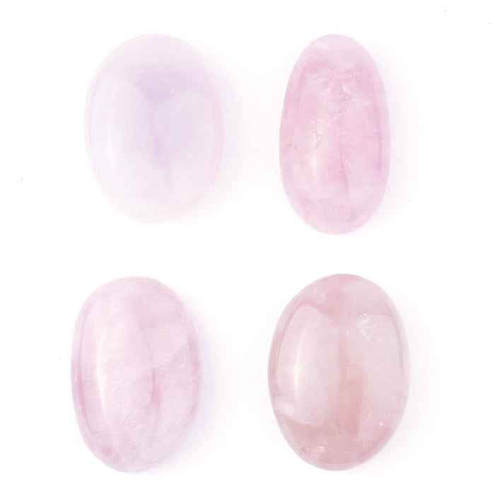 Rose Quartz Pebble Specimen 45x65mm (80-100 grams) - DS ROCK SHOP