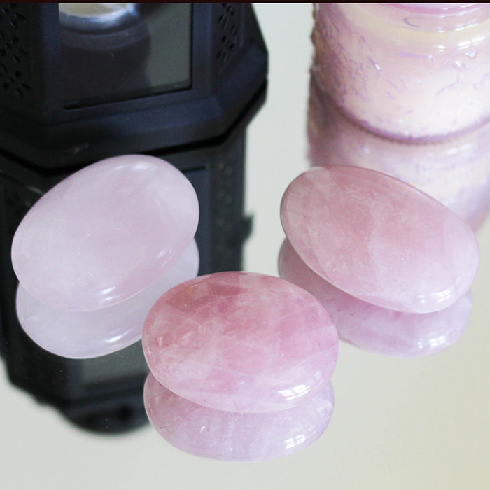 Rose Quartz Pebble Specimen 45x65mm (80-100 grams) - DS ROCK SHOP