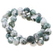 MATTE Tree Agate 10mm Round 15-16 Inch