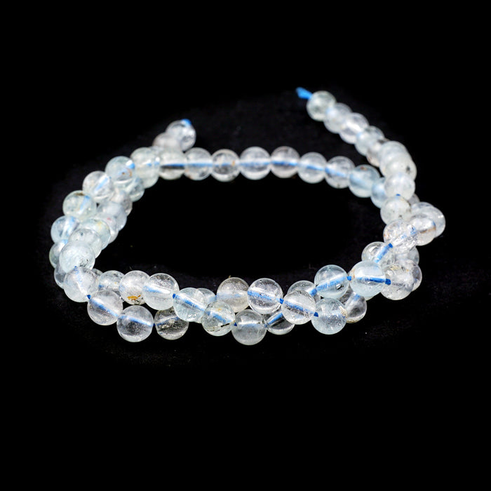 Topaz 6mm Round A Grade - 15-16 Inch