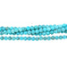 Kingman Turquoise 3mm Round 15-16 Inch