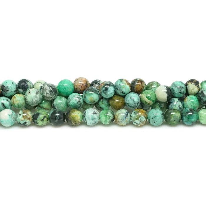 Variscite 6mm Round - 15-16 Inch