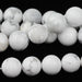 White Howlite 10mm Round 8-Inch