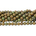 Dyed Green Wood Jasper 6mm Round 15-16 Inch