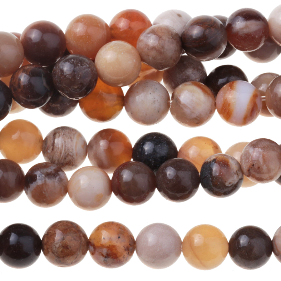 Petrified Wood Beads