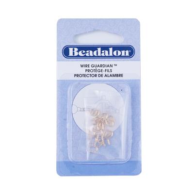 Gold Plated Wire Guardian - 0.58mm Inside Dimension from Beadalon