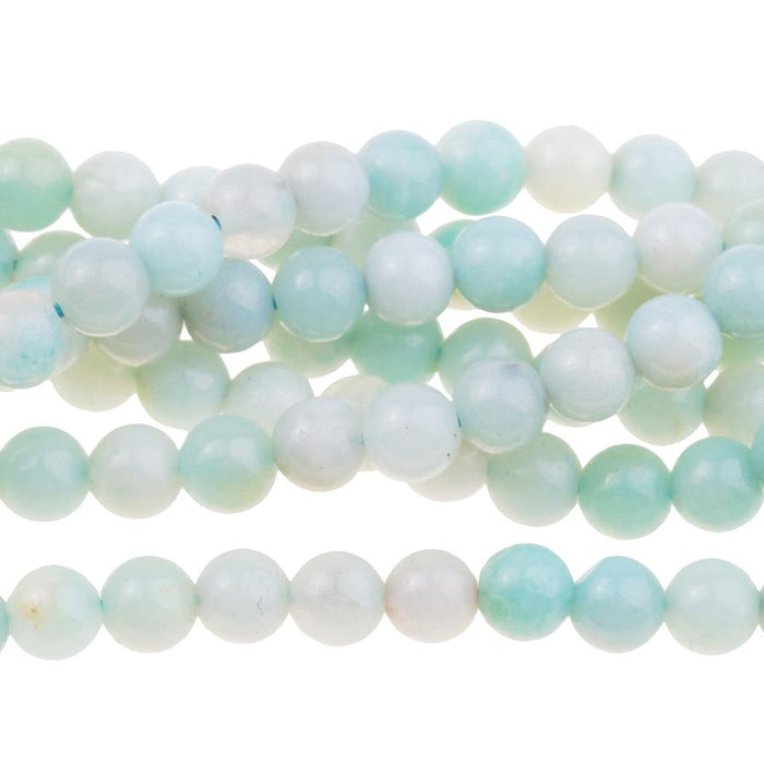 Amazonite 4mm Round 8-Inch