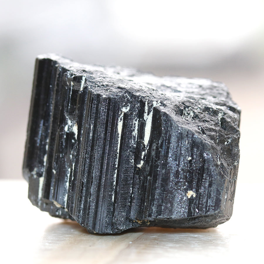 Black Tourmaline Rough Large Nugget Specimen 30-40x35-50mm (55-90 grams) - DS ROCK SHOP