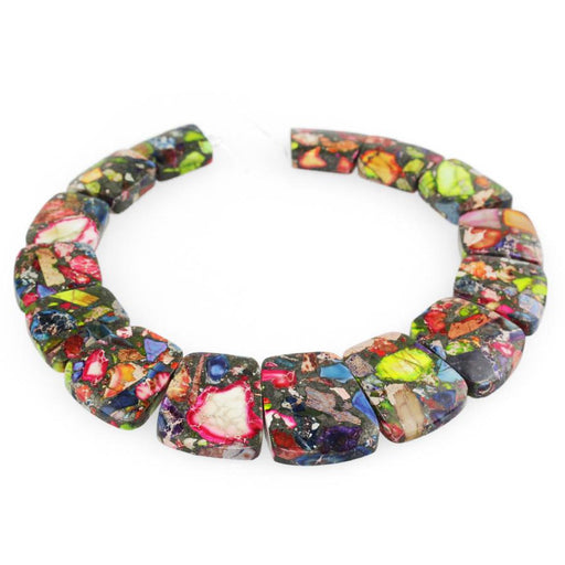 Mixed Impression Jasper Graduated Collar 20x25-25x35 15-16 Inch