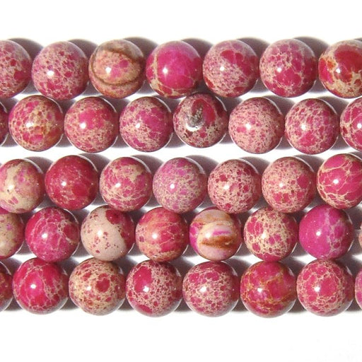 Pink Impression Jasper 6mm Round